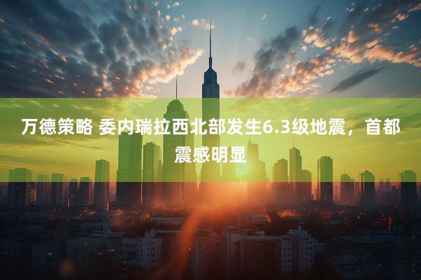 万德策略 委内瑞拉西北部发生6.3级地震，首都震感明显